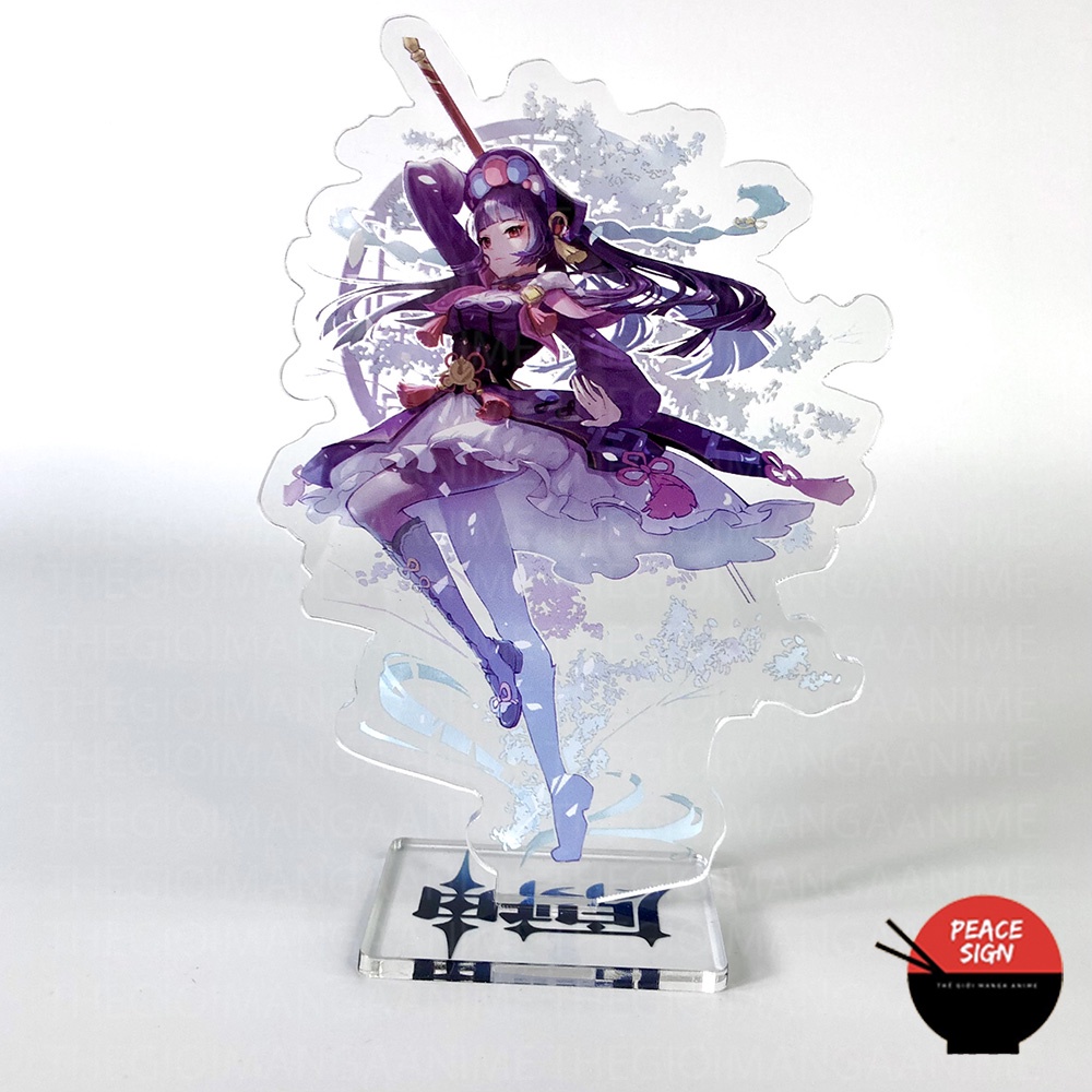 Mô hình nhân vật YUNJIN Standee GENSHIN IMPACT game anime chibi tượng mica trong