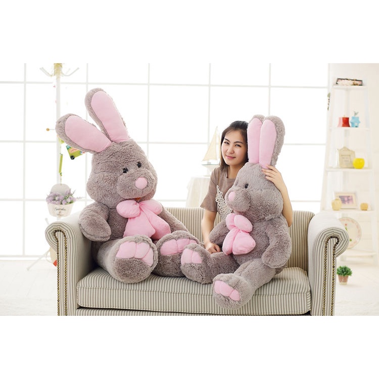 Thỏ Nhồi Bông 100cm Thiết Kế Dễ Thương Dùng Làm Quà Tặng