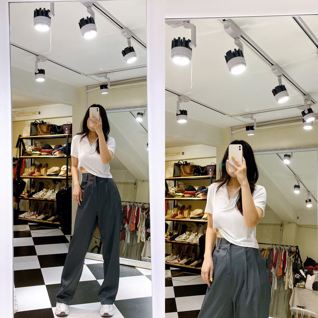 Quần Vải Culotes Suông 🍓FREESHIP🍓 Dáng Suông Ảnh Thật 13928 | BigBuy360 - bigbuy360.vn