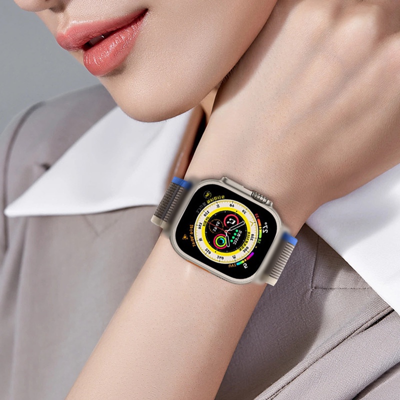 Dây Đeo Đồng Hồ apple watch 49mm 44mm 40mm 45mm 41mm 42mm 44 iWatch Ultra serie 8 7 6 5 3 se