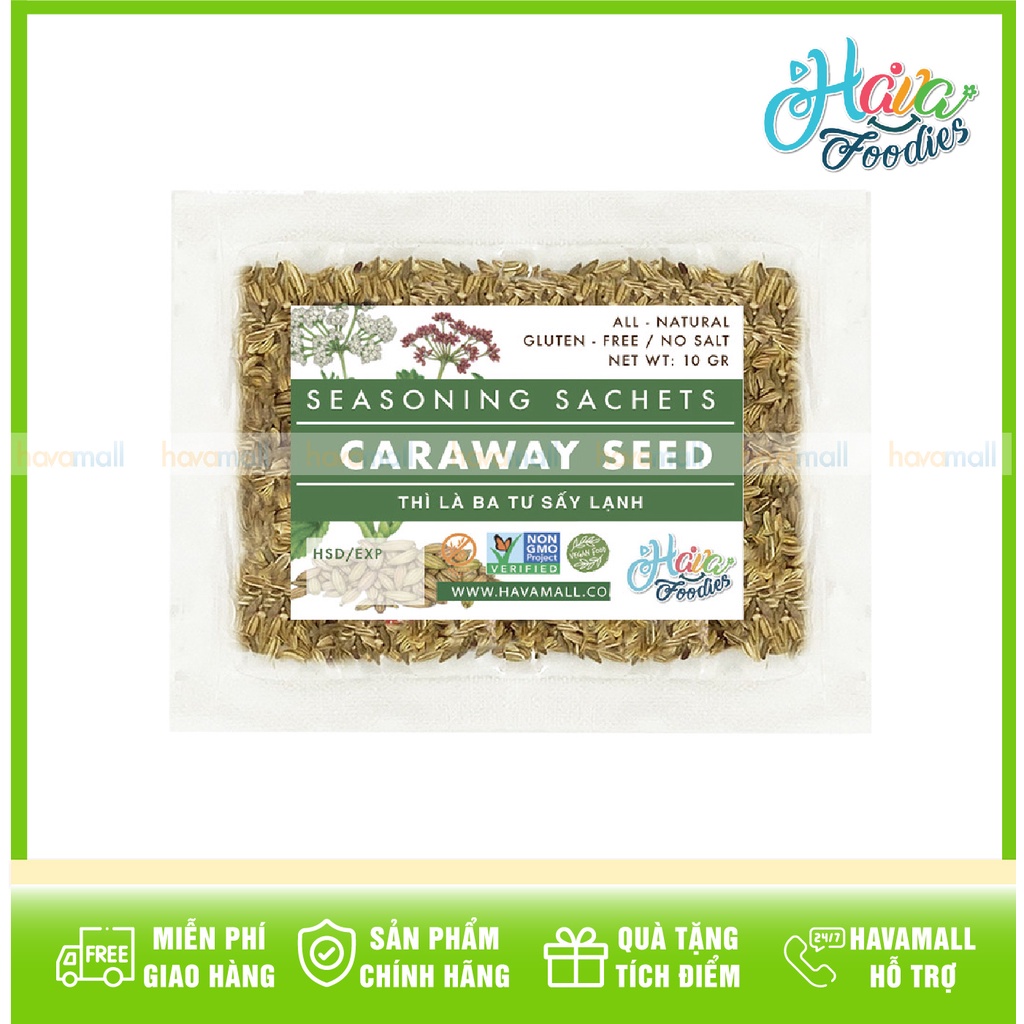 Hạt Thì Là Ba Tư Sấy Lạnh Havafoodies - Caraway Seed