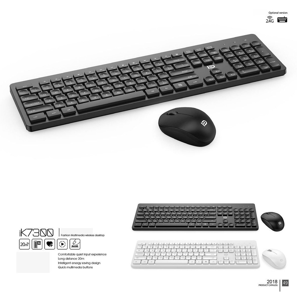 Combo Phím Chuột Ko Dây FD ik7300