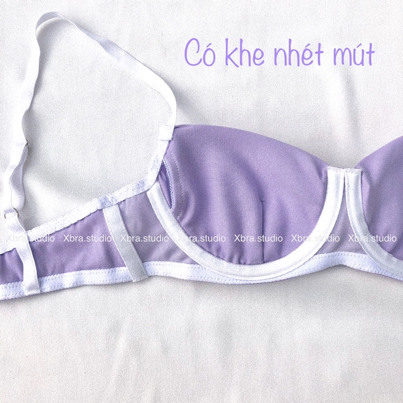 [Mã FAMARAL1 giảm 10K đơn 50K] Áo lót cotton CÓ GỌNG tone màu pastel (CÓ NHÉT MÚT) | BigBuy360 - bigbuy360.vn