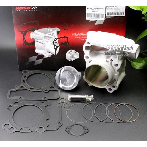 Trọn bộ xi lanh, piston 62mm Koso cho xe Honda Winner, Sonic