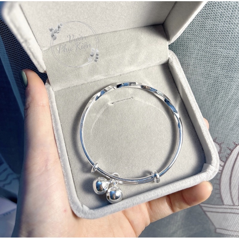 Lắc tay bạc S925 - Vòng tay bạc Ý S925 cho nam nữ có thể đeo đôi , đeo nhóm VPK001