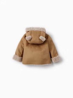 Áo khoác da lộn ZARA BG