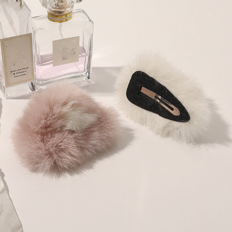 Kẹp Tóc Hình Tai Mèo Phối Lông Đáng Yêu Cho Dịp Halloween