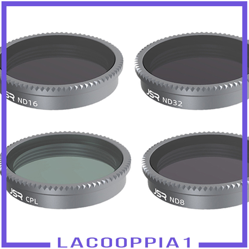 [LACOOPPIA1]4 Pieces Lens Filters ND8 ND16 ND32 ND64 Replaces for Insta360 GO 2 Premium