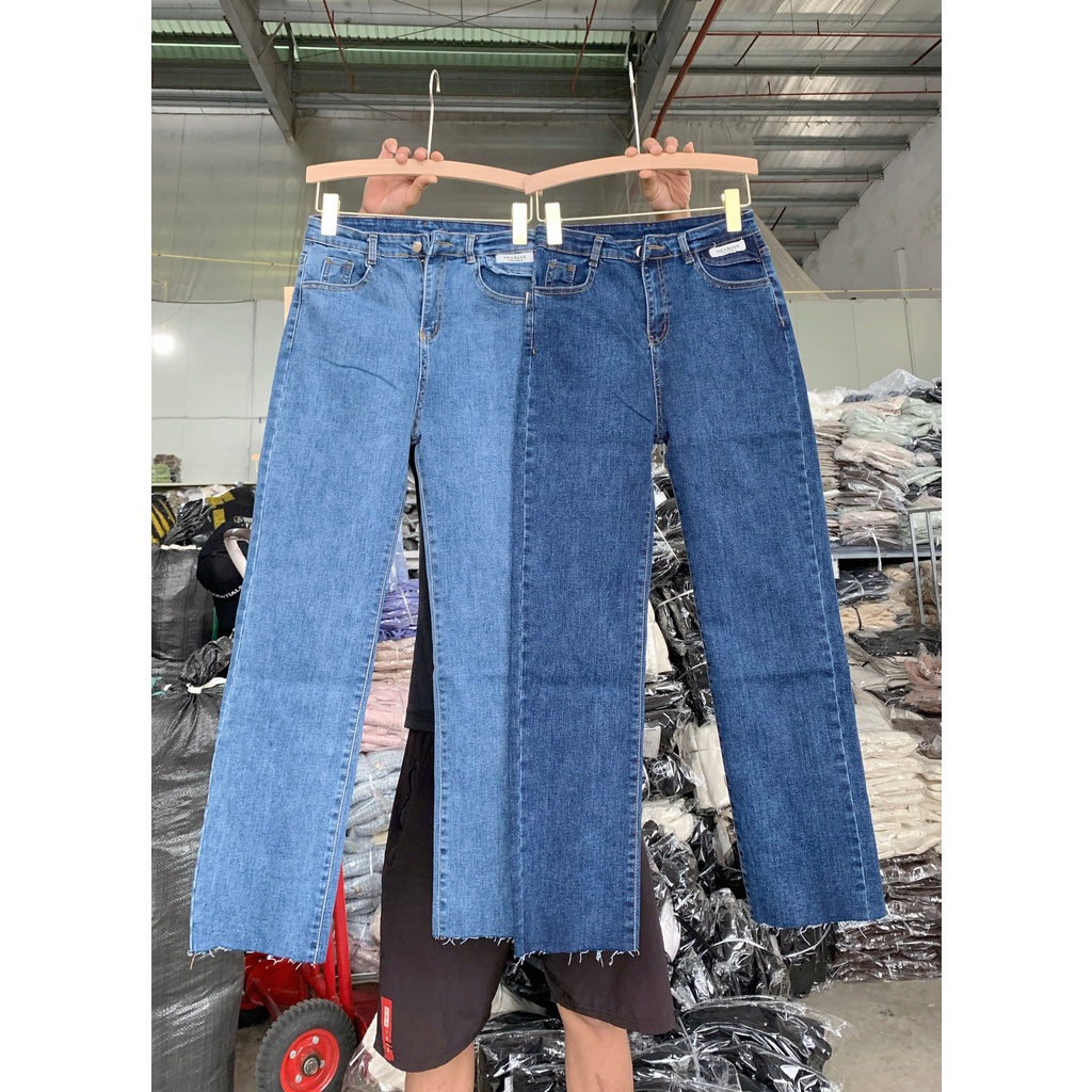Quần jeans ống đứng kèm tag trắng hàng cao cấp -Quanjeanongdungtagtrang6753