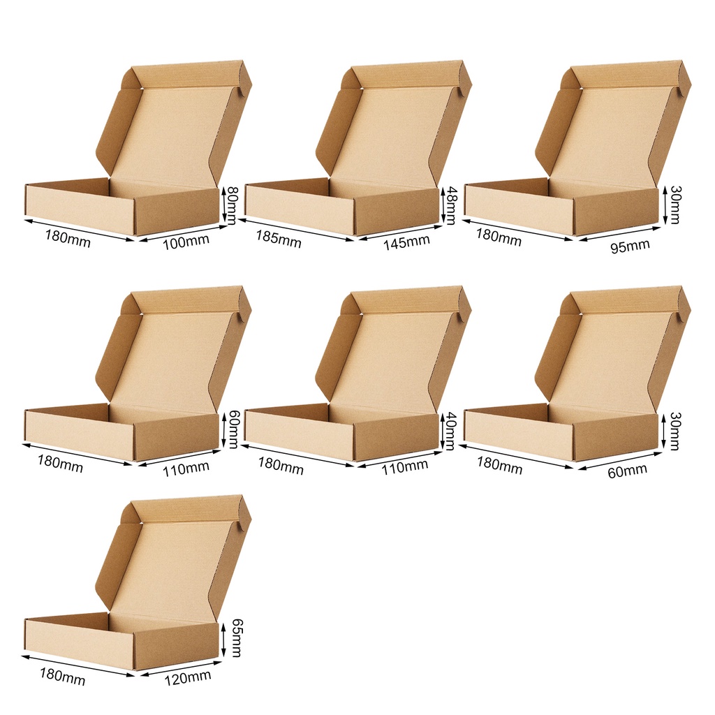 Hộp carton hình chữ nhật đựng đồ đa năng tiện dụng