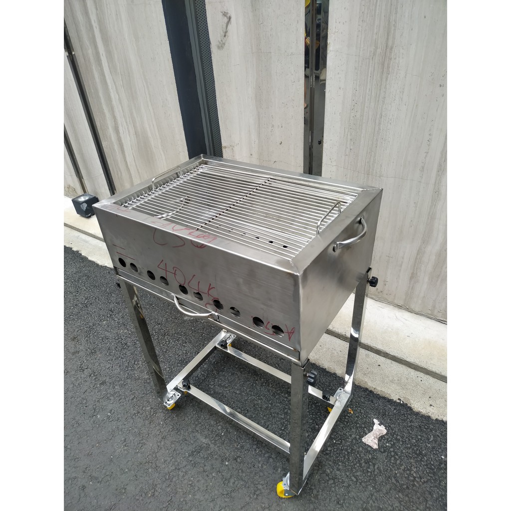 BẾP NƯỚNG THAN INOX NGOÀI TRỜI