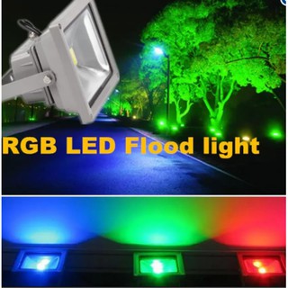 ĐÈN PHA LED 10W ĐỔI MÀU SIÊU ĐẸP ( Trắng, Vàng, Dương,Lá, Đỏ, Đổi màu )