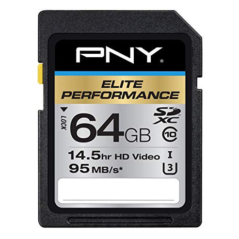 Thẻ nhớ PNY Elite Performance 64GB High Speed SDXC Class 10 UHS-I, tốc độ lên đến 95MB/s P-SDX64U395-GE | BigBuy360 - bigbuy360.vn