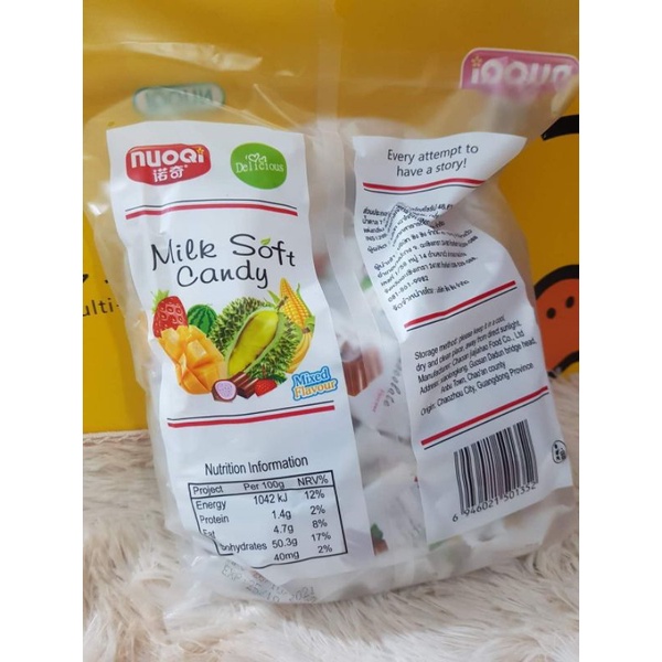 KẸO DẺO TRÁI CÂY MILK CANDY SOFT