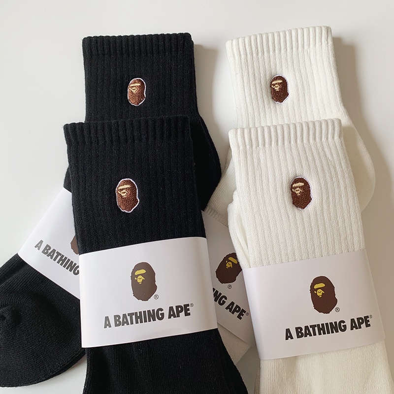 Vớ Tất Aape Cotton Cổ Cao In Chữ 2023 Thời Trang Cá Tính