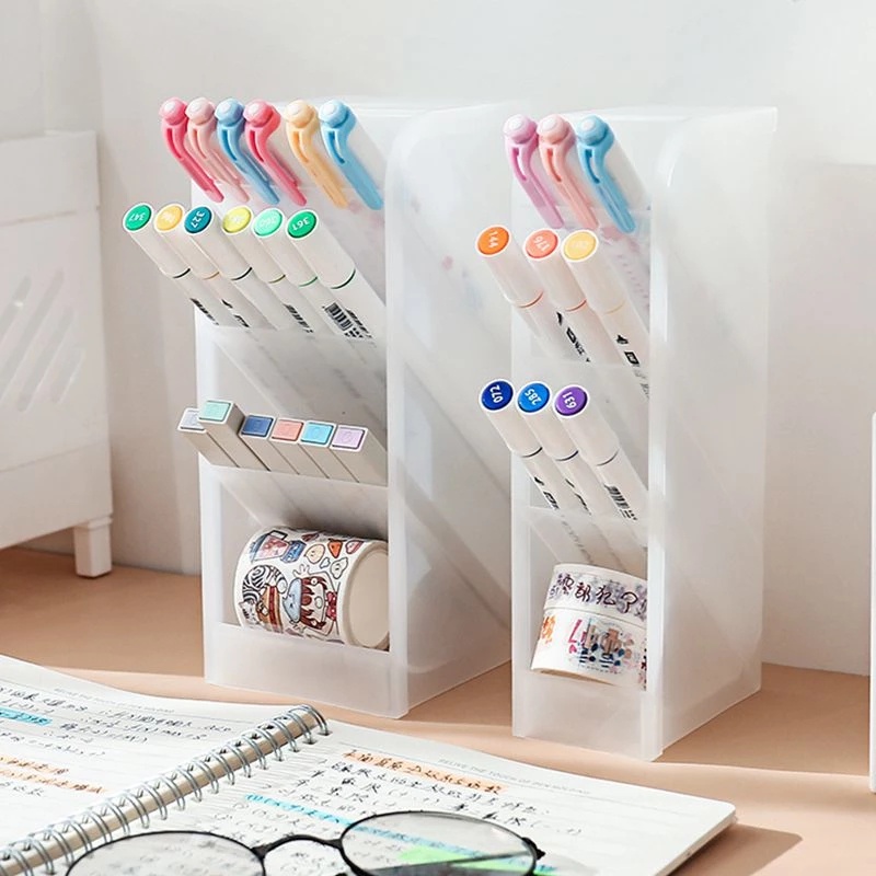 Giá đỡ bút màu macaron để bàn tiện dụng cho học sinh