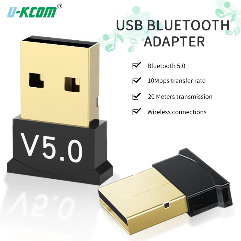 U-kcom Usb Bluetooth Dongle 5.0 giúp cho máy tính/ laptop-Hỗ trợ máy tính kết nối Bluetooth với Thiết bị khác