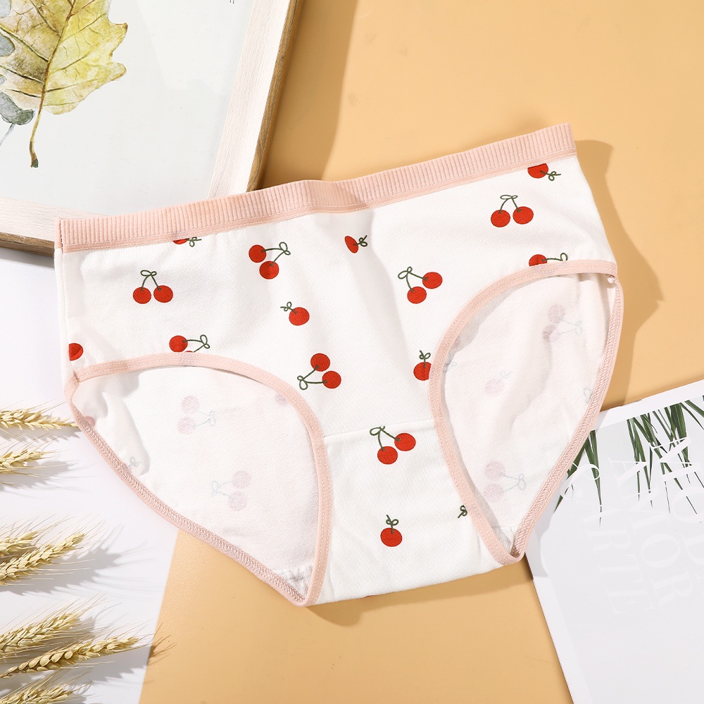 Quần lót AIJOLEN cotton cạp vừa thoáng khí