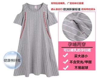 (Ảnh thật) combo váy cho con bú + body cho bé