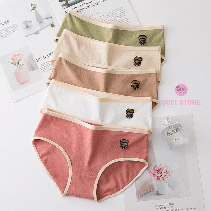 Quần lót nữ cotton cao cấp TWY Happy Girl xuất Nhật, quần chip nữ kháng khuẩn QLH3 - Sopi Store | BigBuy360 - bigbuy360.vn