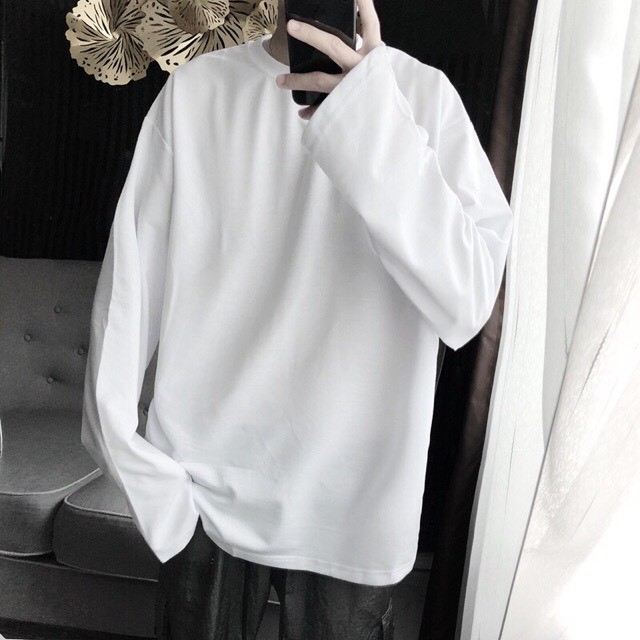Áo thun nam tay dài 💙𝐅𝐑𝐄𝐄𝐒𝐇𝐈𝐏💙 áo thun nam nữ dài tay đẹp unisex form rộng hàn quốc sweater ĐEN SIMPLE Havichi | BigBuy360 - bigbuy360.vn