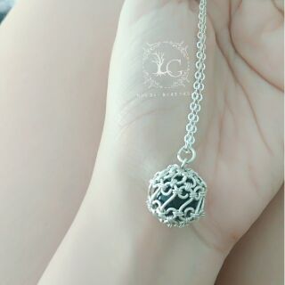 Mặt dây chuyền Thạch Anh Tóc Đen Bọc Bạc