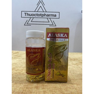 Viên dầu cá Omega 3,6,9 Alaska giúp tăng cường thị lực( Lọ 100 viên)