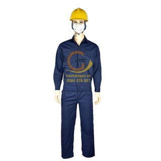 Áo quần bảo hộ xanh đen