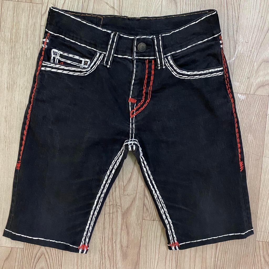 Quần ông địa xuất khẩu Jeans ông địa True religion Jeans nam túi nắp chỉ nổi siêu đẹp