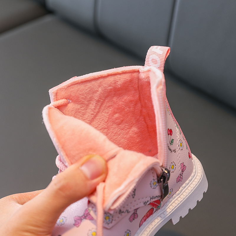 Giày Thể Thao Họa Tiết Dâu Tây Dành Cho Bé Gái
