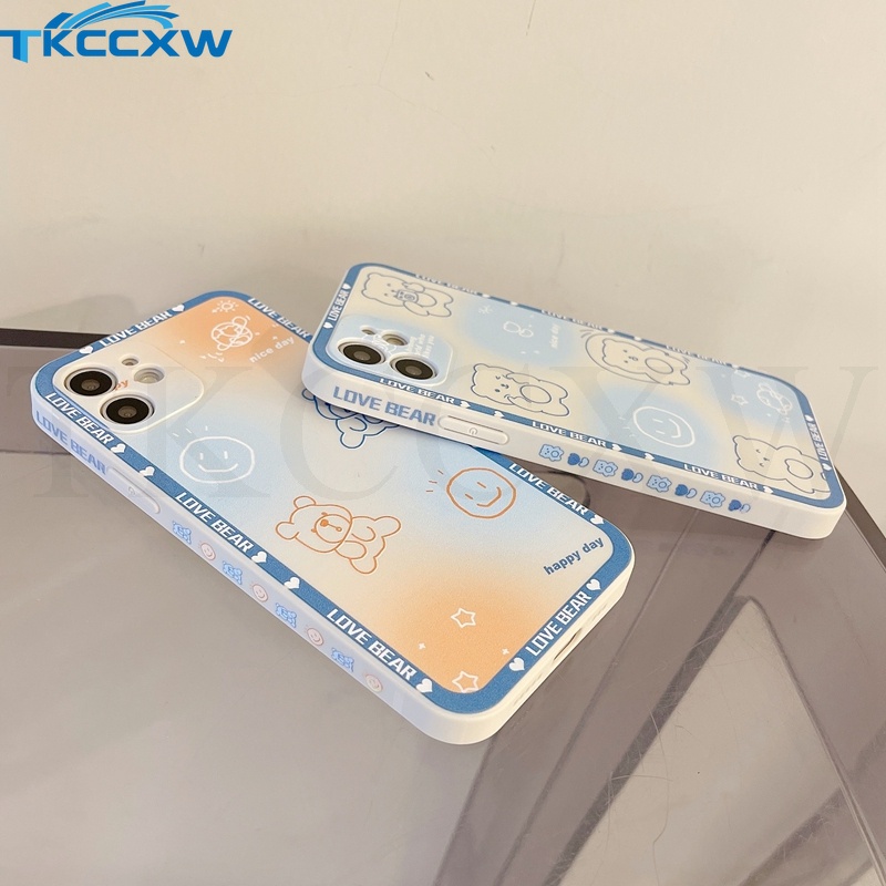 Ốp Điện Thoại Mềm Hình Gấu Cho OPPO R17 R15 R11 R11S R15X F15 F11 F9 Pro Find X2 X3 Lite Reno 2Z 2F 3 5 6 5K 4Z 4 SE K9 K7X K5 K3 K1