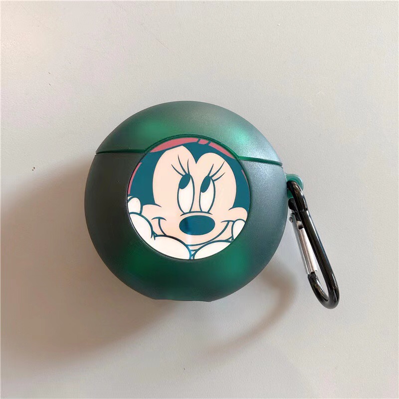 DISNEY Ốp Bảo Vệ Hộp Đựng Tai Nghe Airpods 1 / 2 Hình Mickey Minnie Xinh Xắn