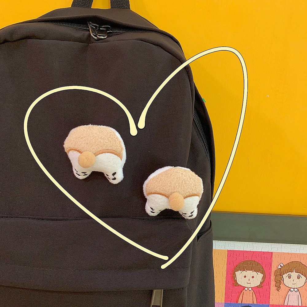 Ghim Cài Áo Hình Cún Nhồi Bông Dễ Thương