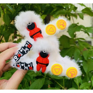 Kẹp tóc lông Squid Game