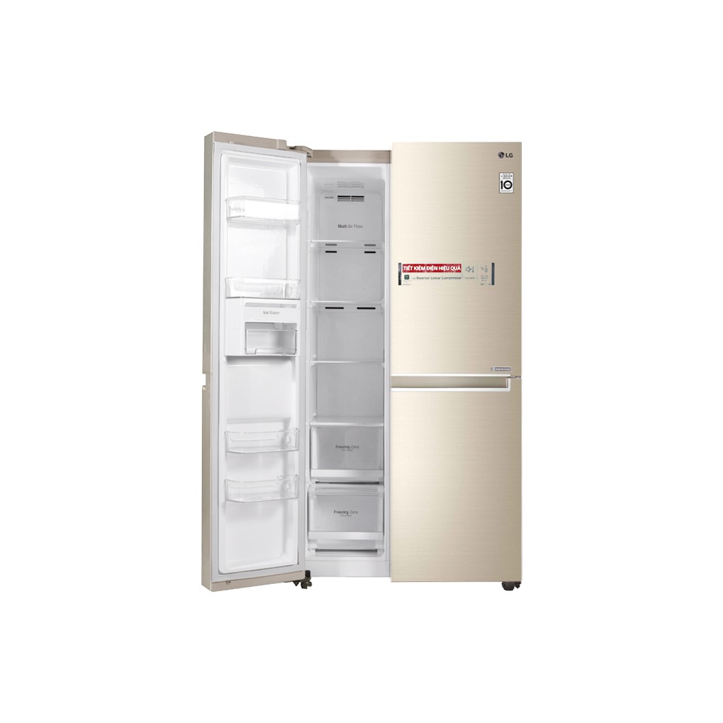 [Mã ELMALL100 giảm 100K đơn 5TR] Tủ lạnh LG Inverter 626 lít GR-B247JG