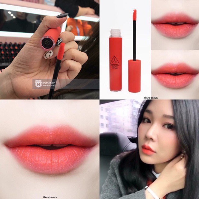 Son 3CE Velvet Lip Tint Save Me – San Hô Neon