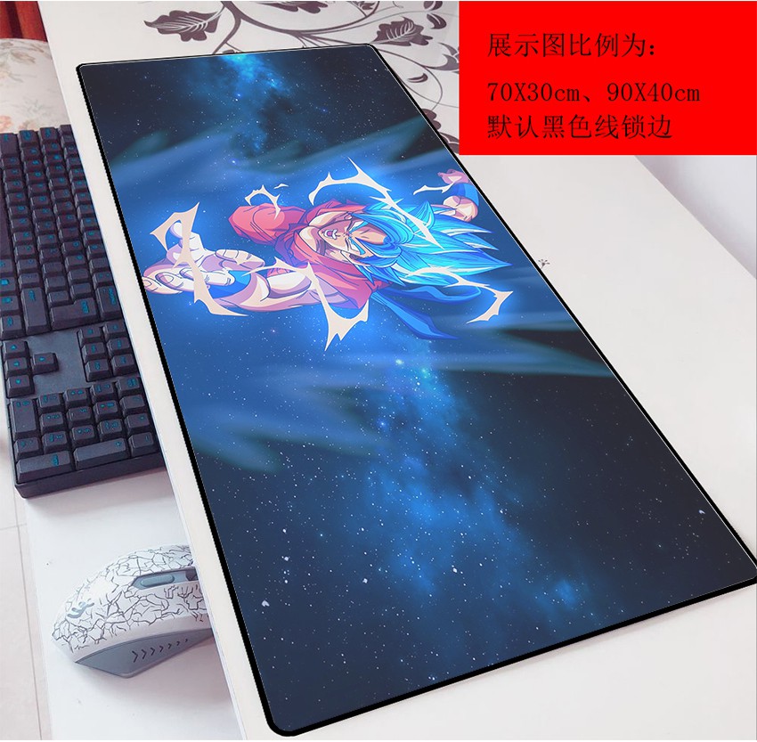 ♜☸♨Dragon Ball Mouse Pad Internet Cafe Gaming Slide Pad Anime Game Dragon Ball Super 70x30 Thicken Mouse Pad Super