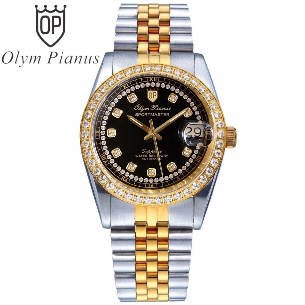 Đồng hồ nam dây kim loại Olym Pianus OP89322 OP89322ADMSK D-HT