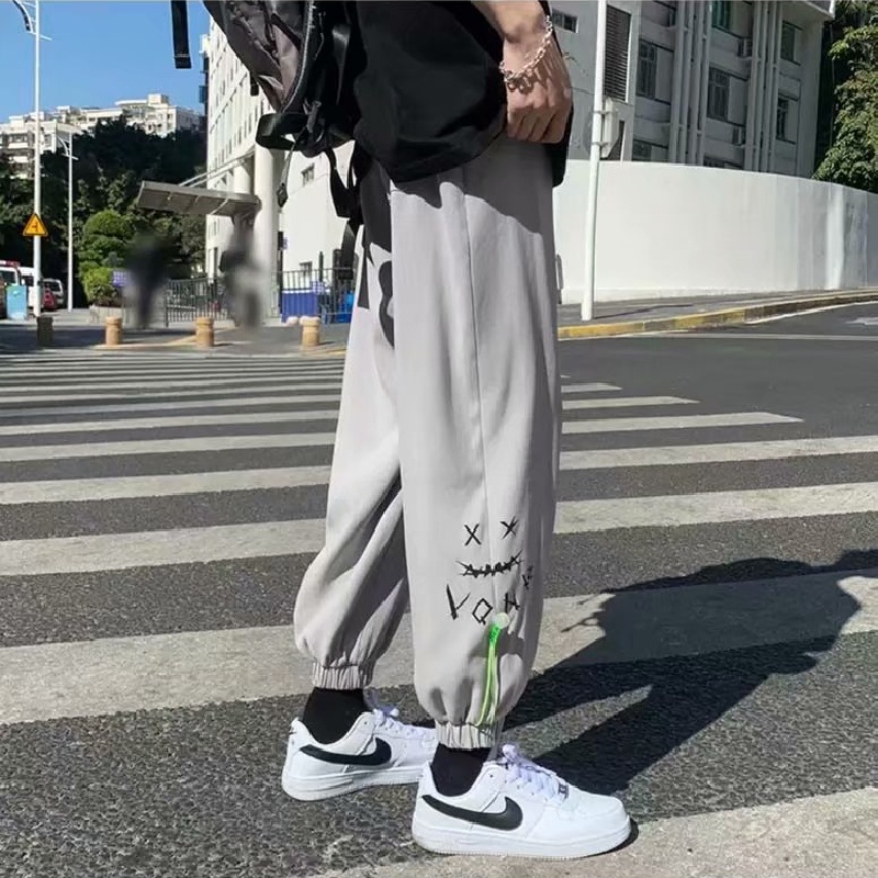 Quần dài thể thao ống rộng thời trang hiphop cá tính cỡ S-3XL