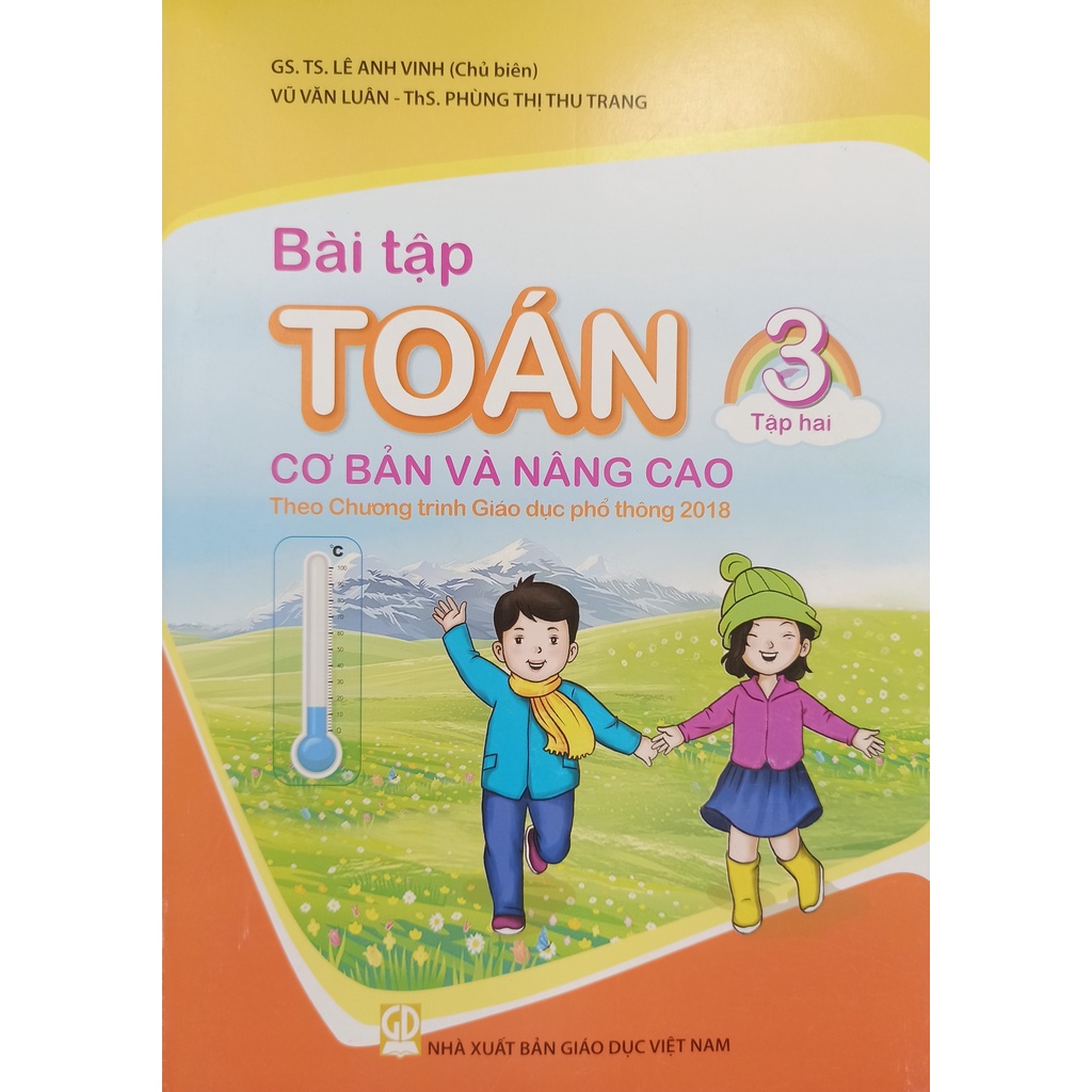 Sách - Bài tập Toán lớp 3 tập 2 cơ bản và nâng cao