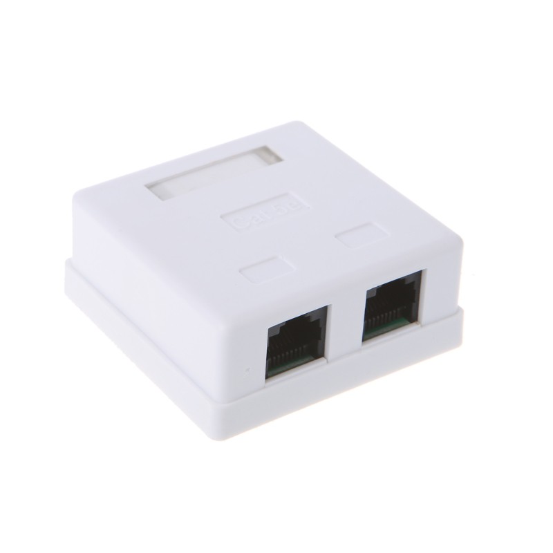 Hộp Nối Dây Mạng Rj45 Junction Box Cat5e 2 Cổng