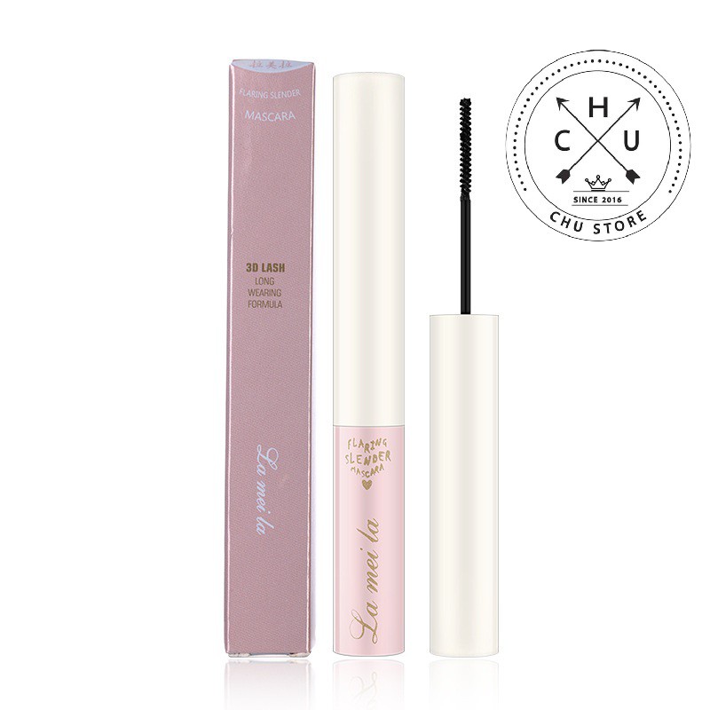 (Rẻ Vô Địch) Mascara Siêu Mảnh Tơi Mi Lameila Skinny Microcara Vỏ Hồng, Chuốt Mi Siêu Mảnh Tơi (Bán Buôn Sỉ Mas7)