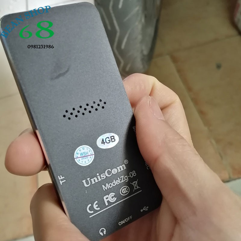 Máy nghe nhạc lossless bluetooth Uniscom ZG08