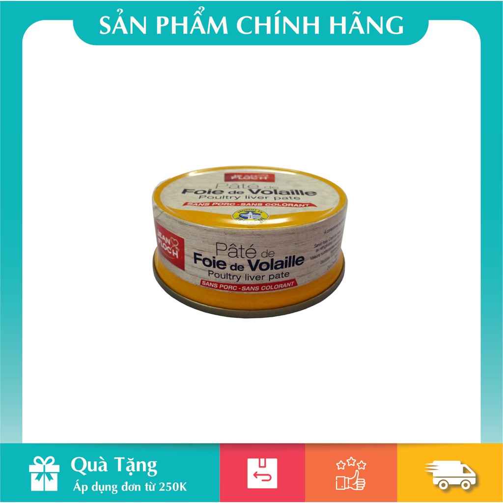 [HÀNG CHÍNH HÃNG] Pate Gan Gà Jean Floc'H 78gr