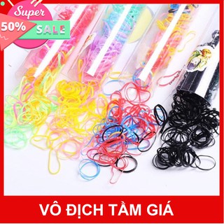 Chun buộc tóc cho bé sợi siêu dai túi 300 - 500 cái