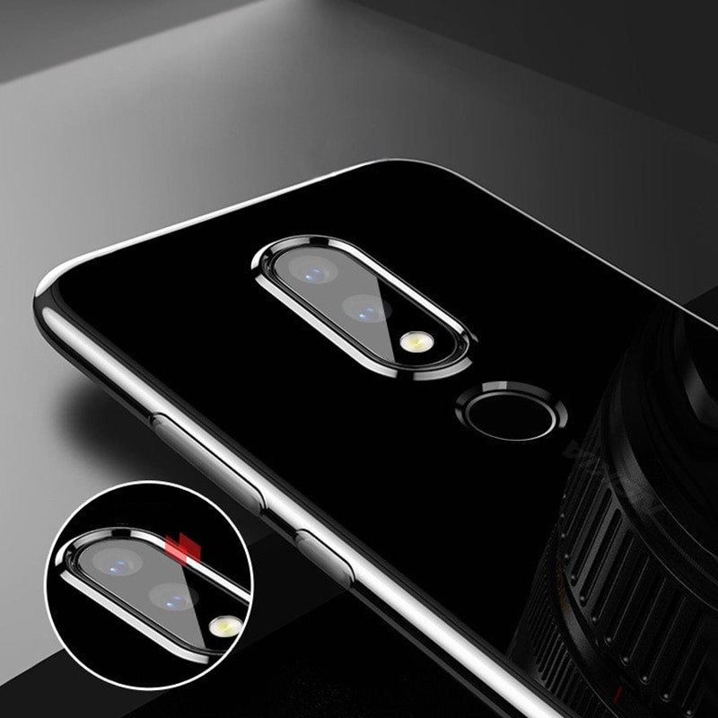 Ốp lưng dẻo silicon trong suốt Nokia 6.1 plus