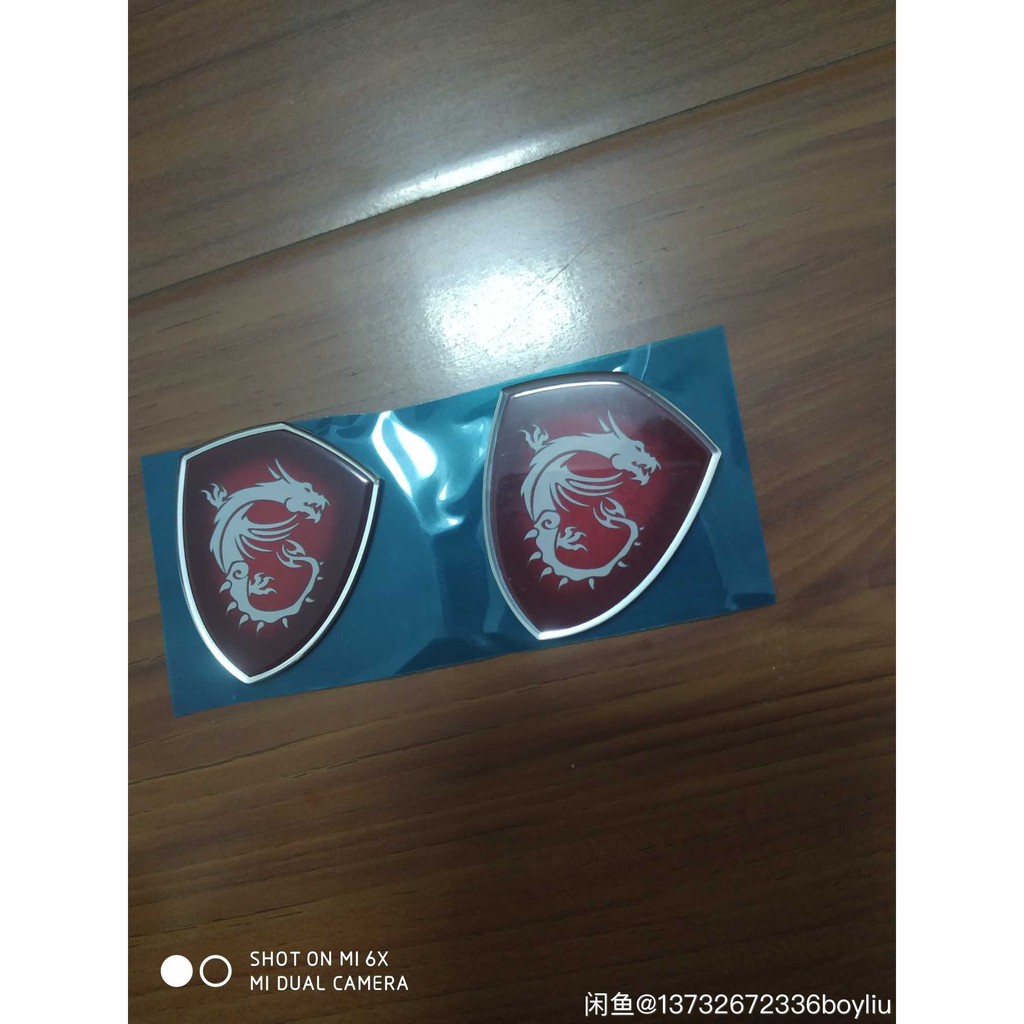 Sticker Cacbon Msi