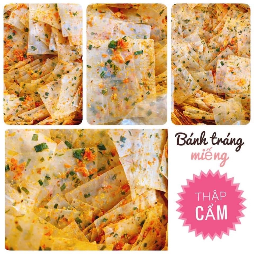 Bánh Tráng Miếng Thập Cẩm Túi Zip 100g - Trai Đẹp Snack