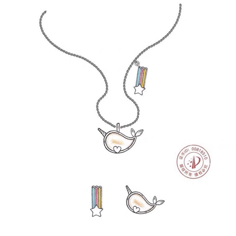 Bộ trang sưc cá kì lân 30% bạc