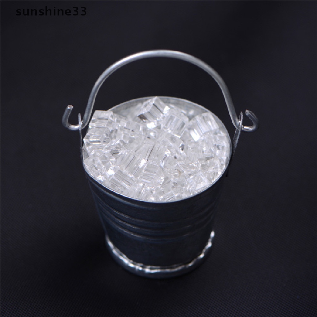 Xô đựng nước đá tỉ lệ 1: 12 độc đáo trang trí nhà búp bê